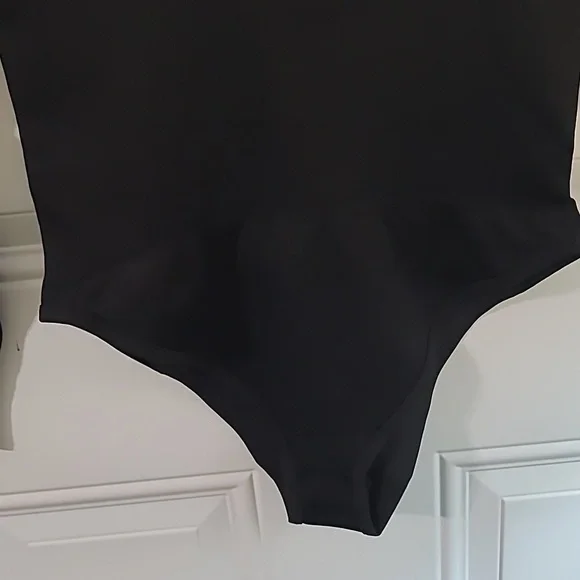 Women's Black Long Sleeve Shapewear Bodysuit - Picture 8 of 9
